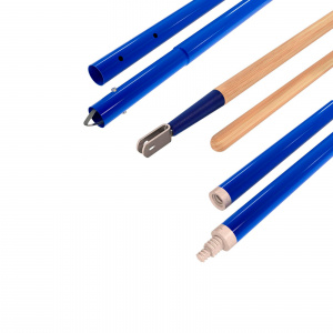 Алюминиевые ручки,деревянные,щелчковое соединение и винтовое соединение
