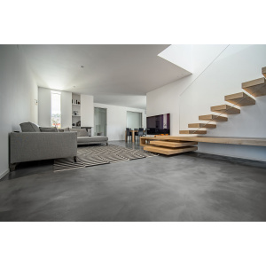 Microverlay - бетонный пол низкой толщины - частная квартира - Studio Stocco Architetti
