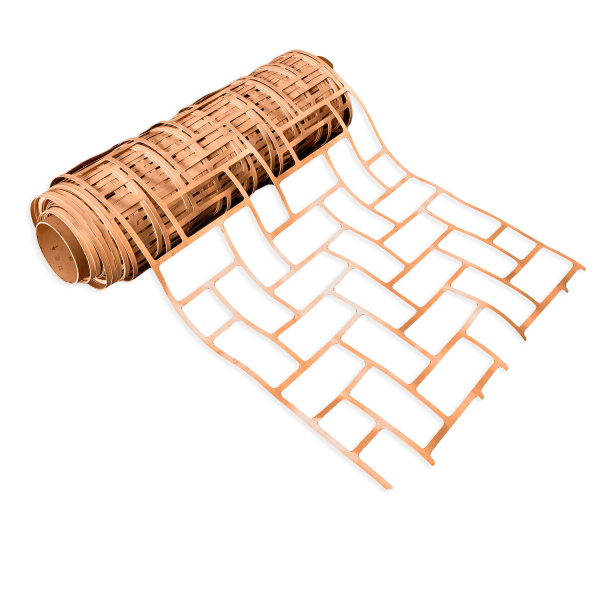 Spina Pesce stencil in durable and reusable paper for cement stencil flooring by Isoplam.
